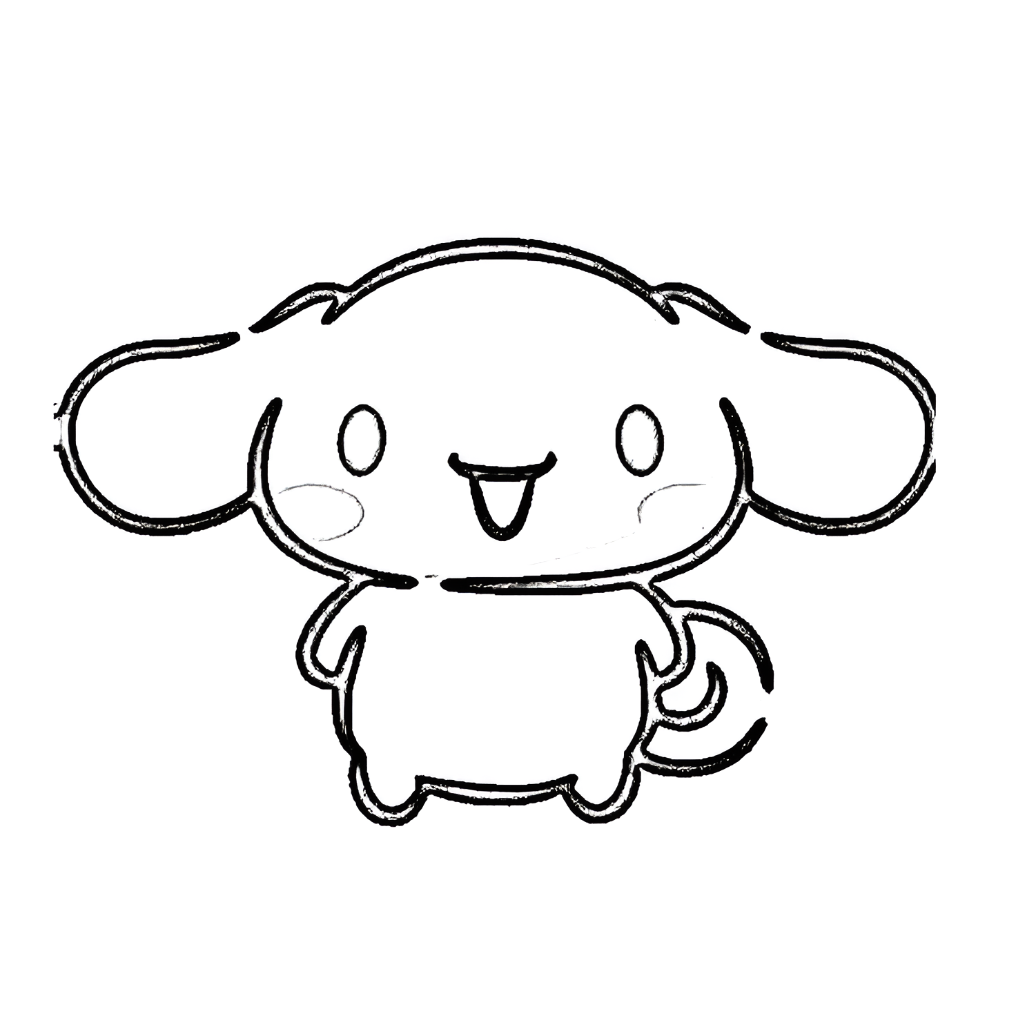 Cinnamoroll 31 para colorear y aprendizaje