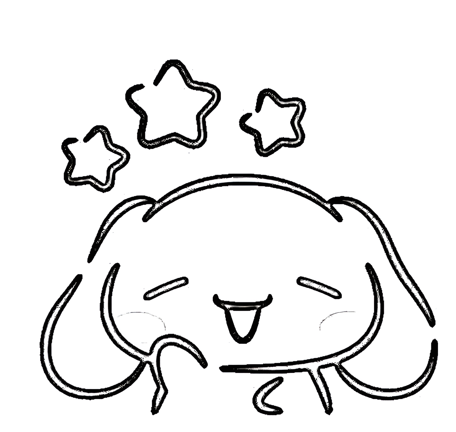 Cinnamoroll 32 para colorear en línea