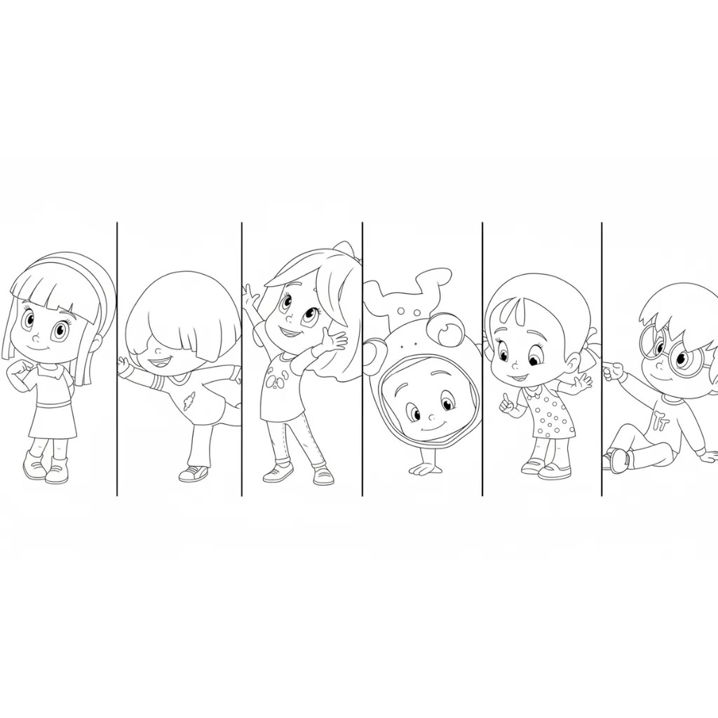 Cleo y Cuquín10 para colorear para imprimir pdf gratis