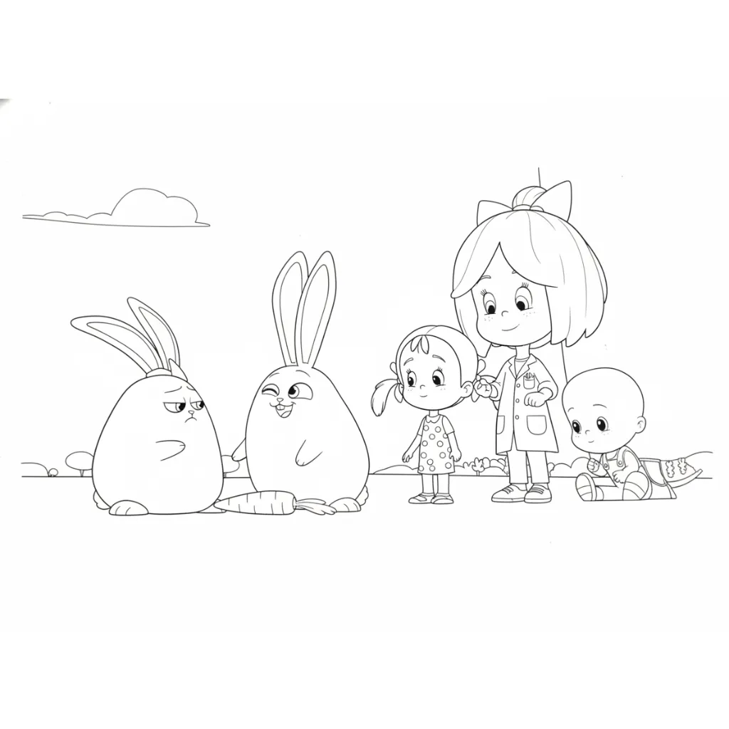 Cleo y Cuquín11 para colorear para niño de 8 años