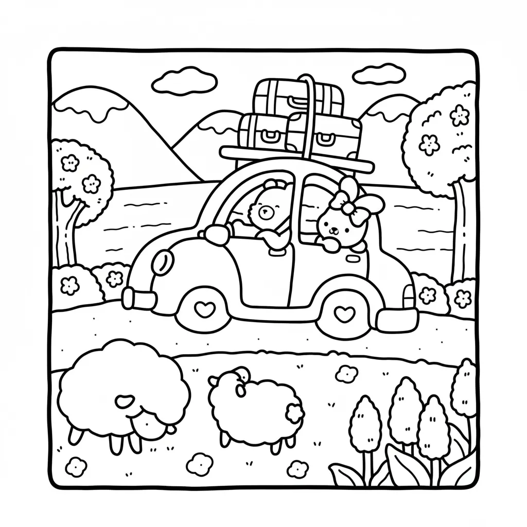 Coco Wyo para colorear para bebé para imprimir