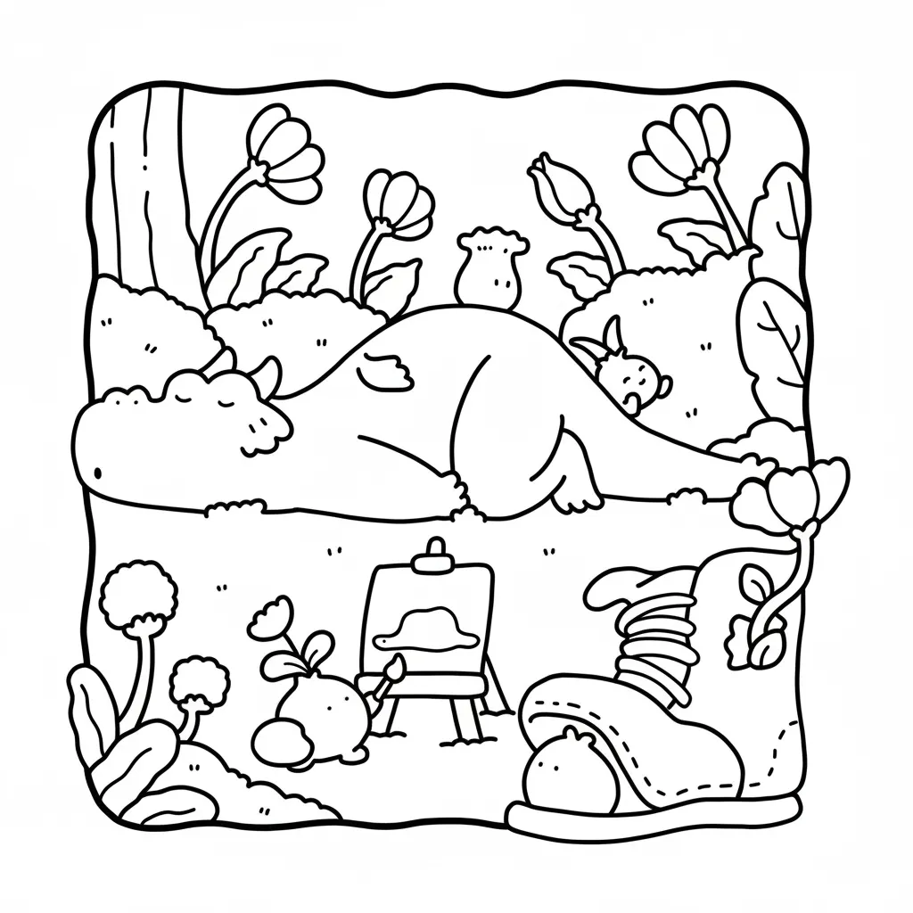 Coco Wyo para colorear para niño de 5 años