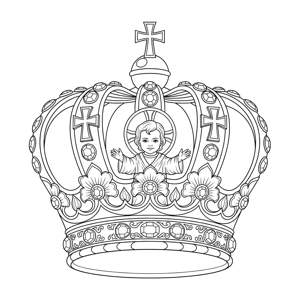 Coronas De Adviento para colorear para imprimir gratis