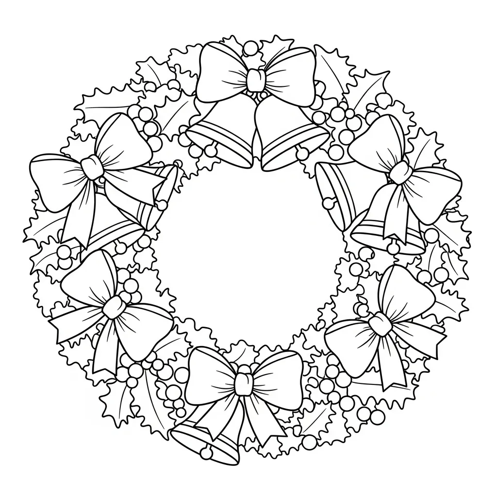 Coronas De Adviento para colorear para bebé para imprimir