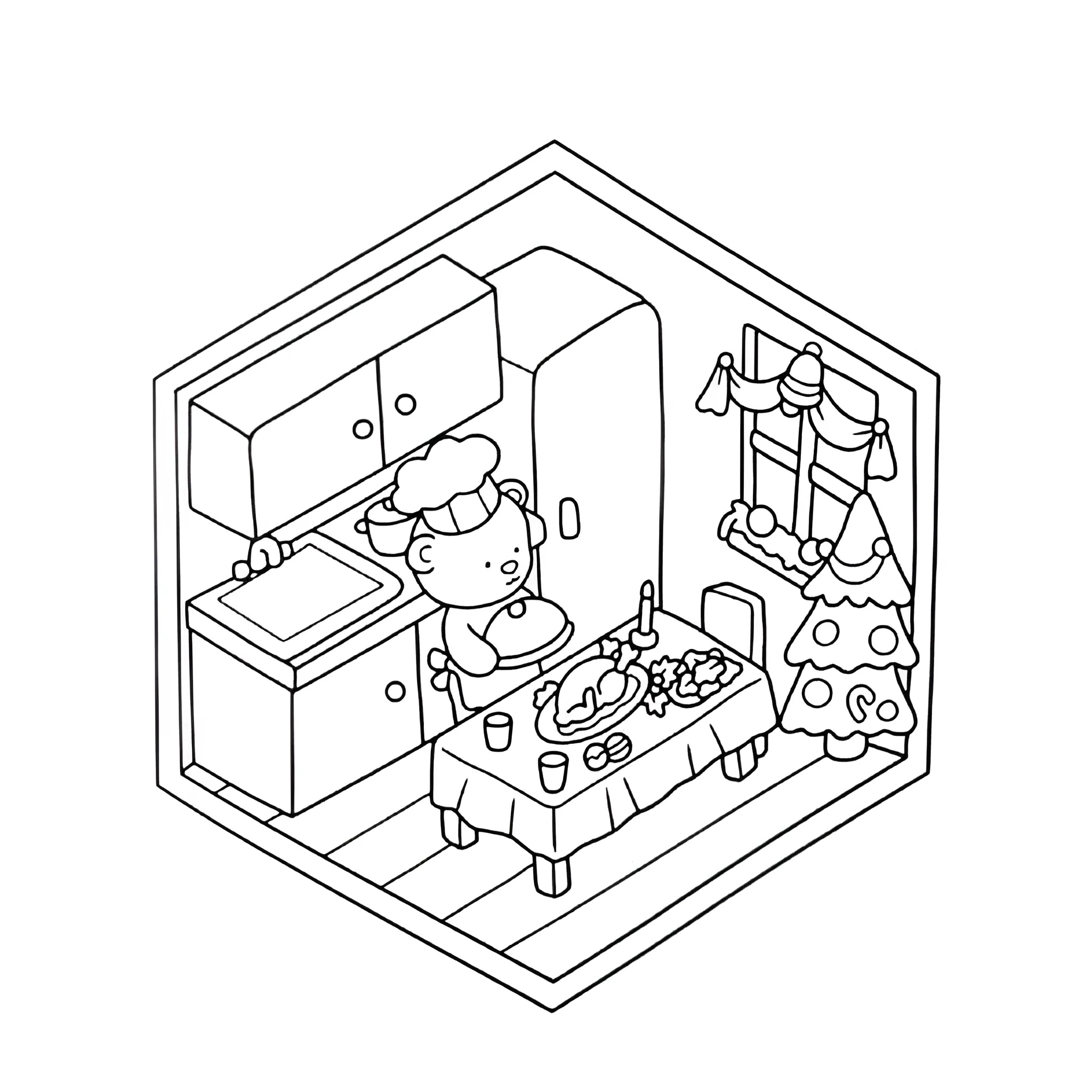 Cozy & Cute 15 para colorear para imprimir para niños