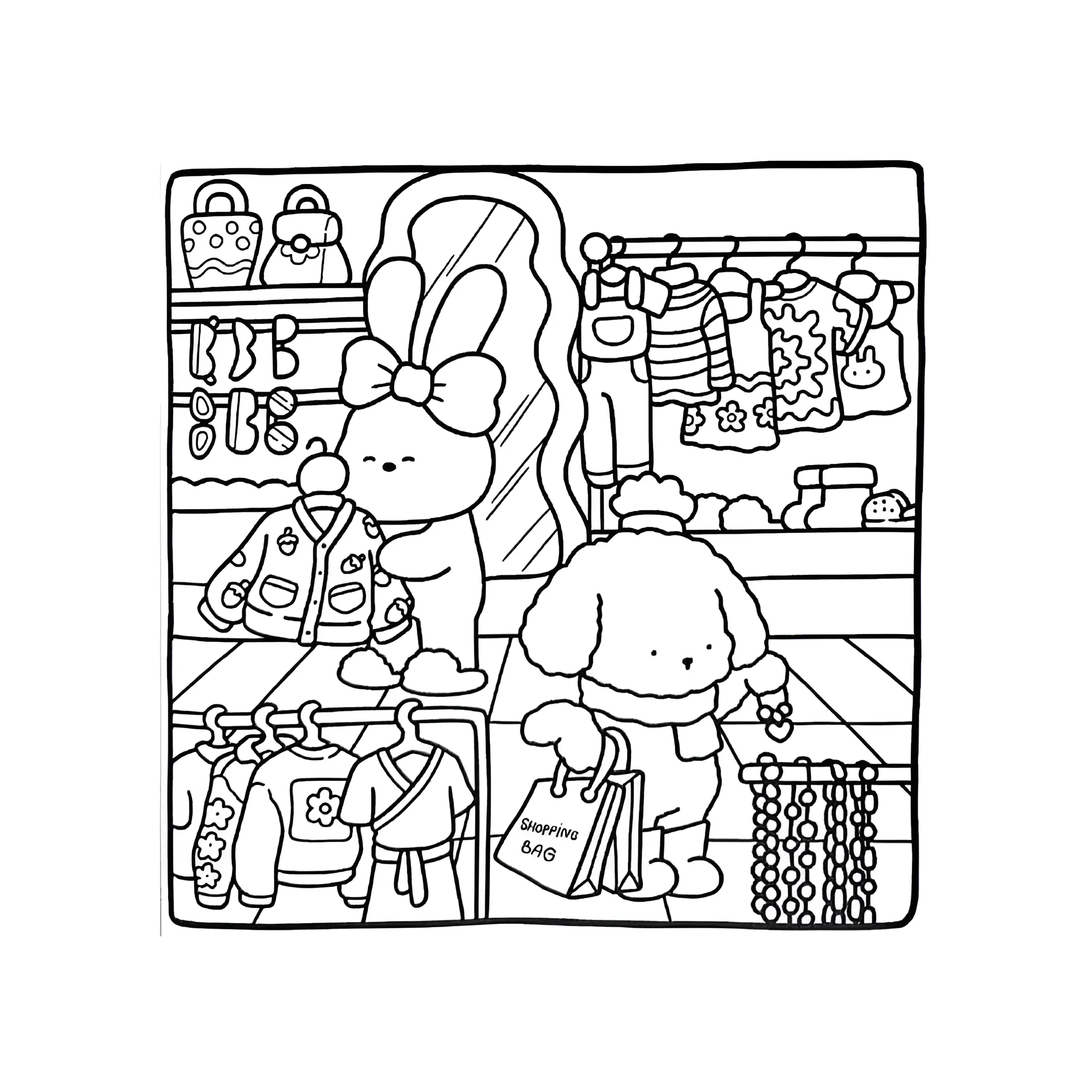 Cozy Friends 16 para colorear gratis