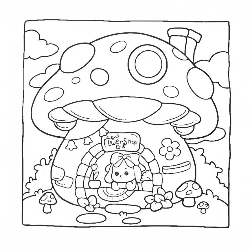 Cozy Spaces para colorear y aprendizaje