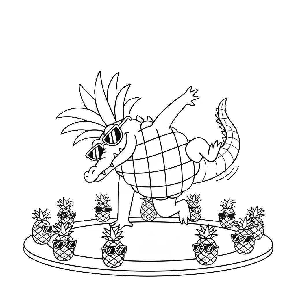 Crocodildo Penisini para colorear para imprimir gratis