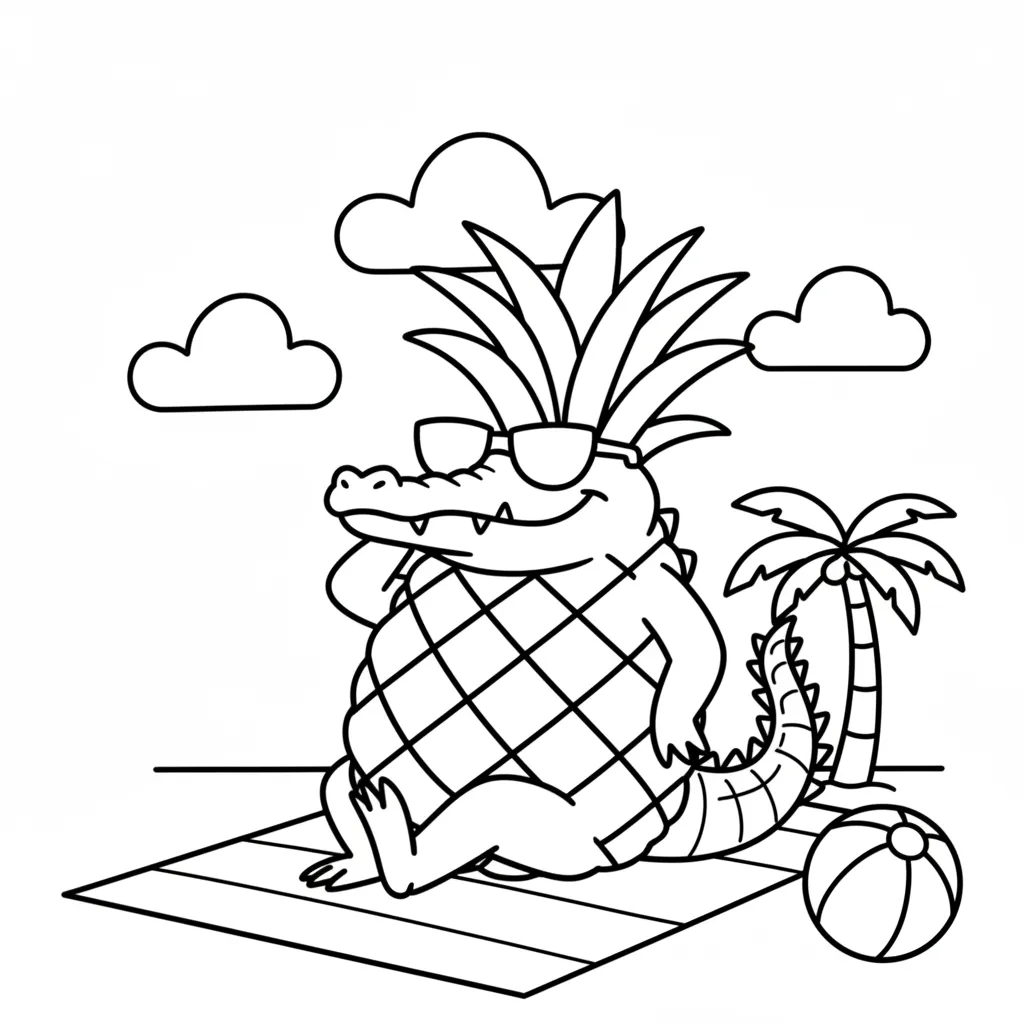 Crocodildo Penisini para colorear para imprimir pdf