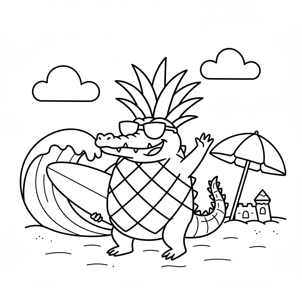 Crocodildo Penisini para colorear para imprimir para niño de 12 años