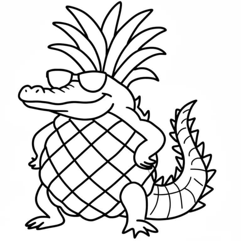 Crocodildo Penisini para colorear para niño de 10 años