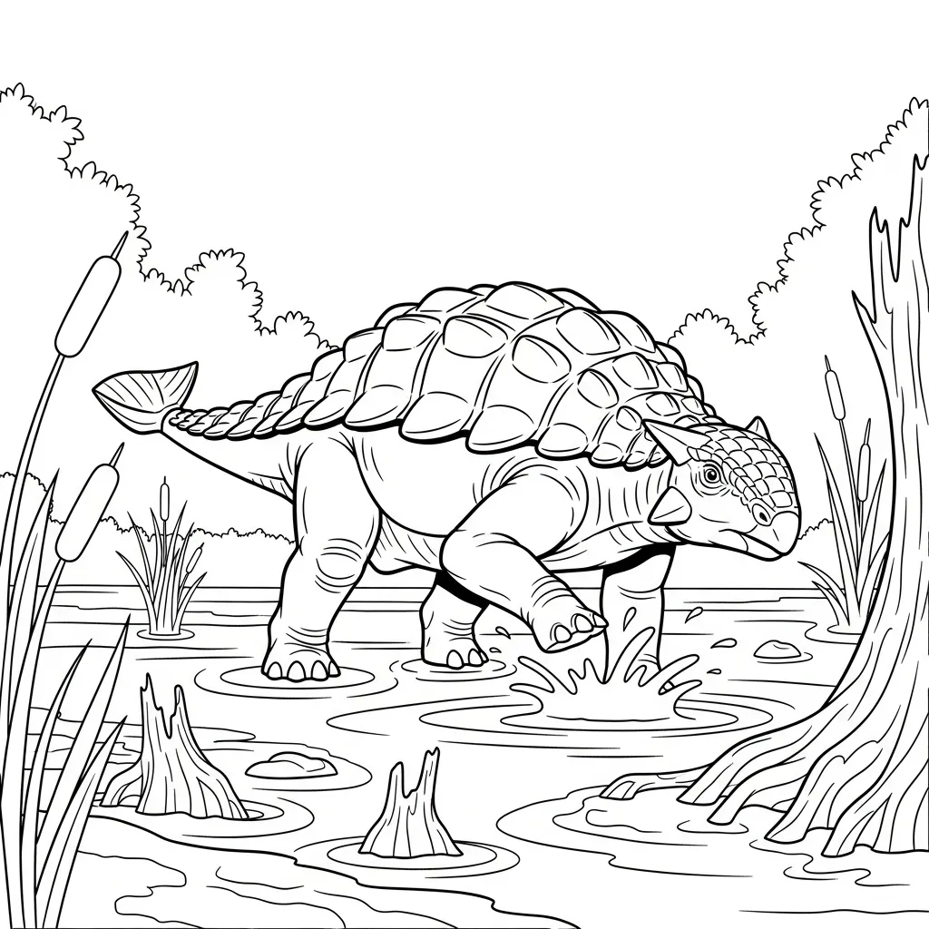 Dinosaurios para colorear para primaria