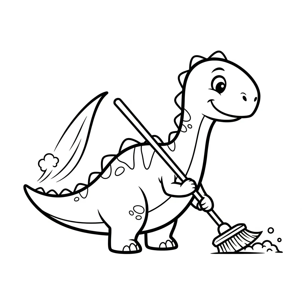 Dinosaurios para colorear para niños 1