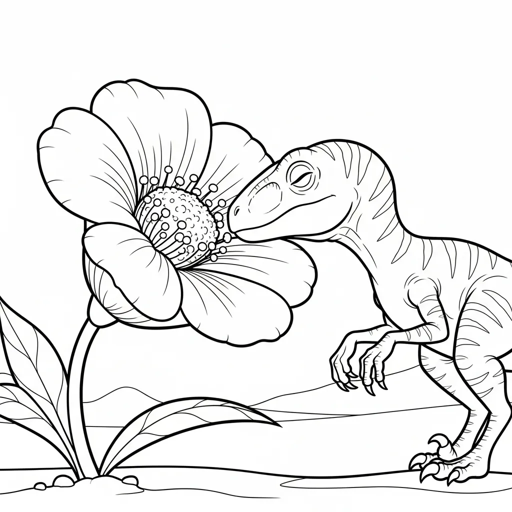 Dinosaurios para colorear para niño