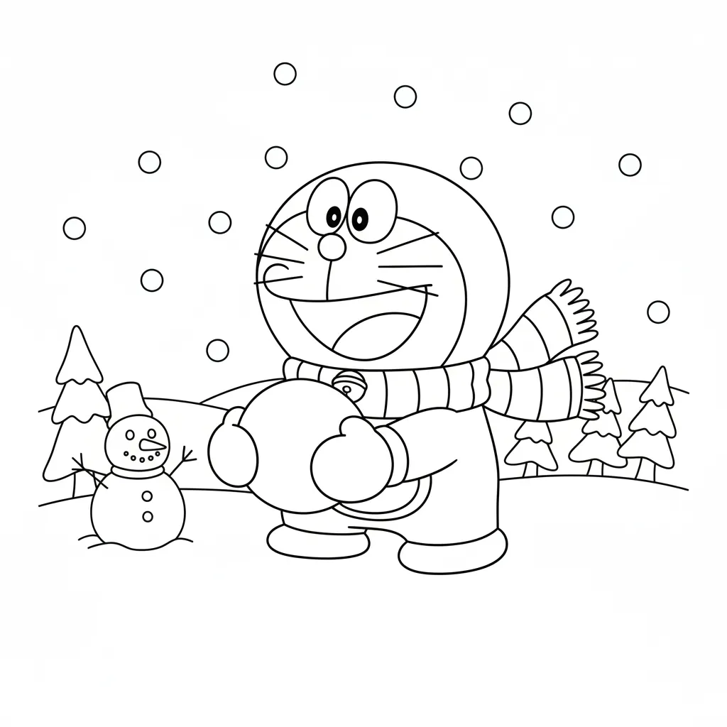 Doraemon12 para colorear en línea