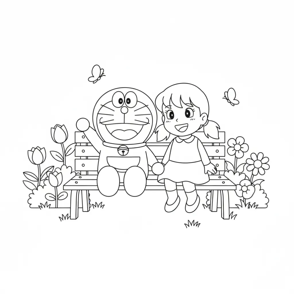 Doraemon16 para colorear en línea gratis