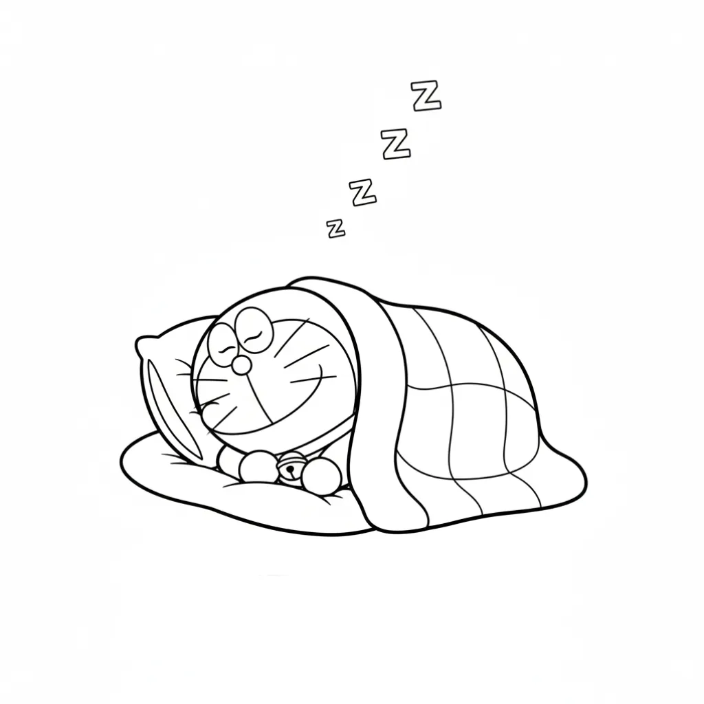 Doraemon6 para dibujar en línea