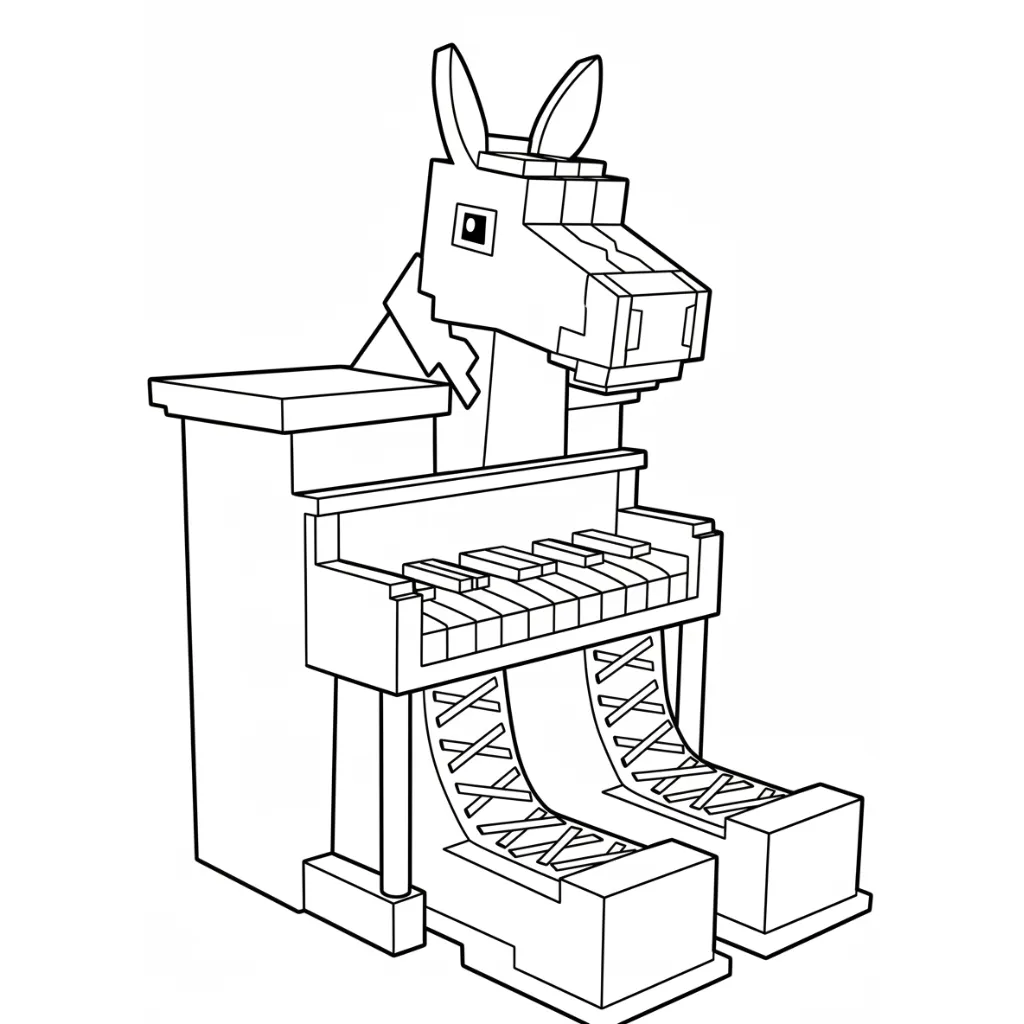 Ecco Cavallo Virtuoso 9 para colorear para niños para imprimir