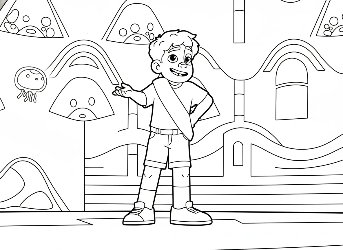 Elio para colorear gratis