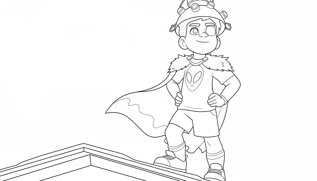 Elio para colorear y aprendizaje