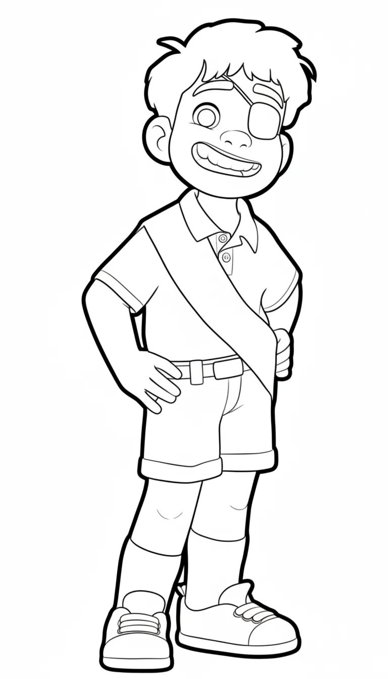 Elio para colorear para imprimir a4