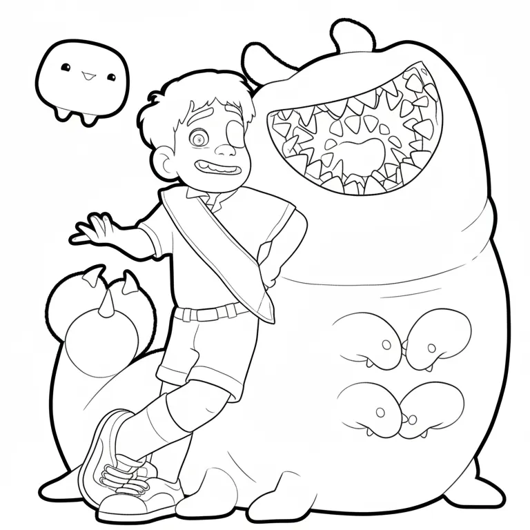 Elio para colorear en línea 1