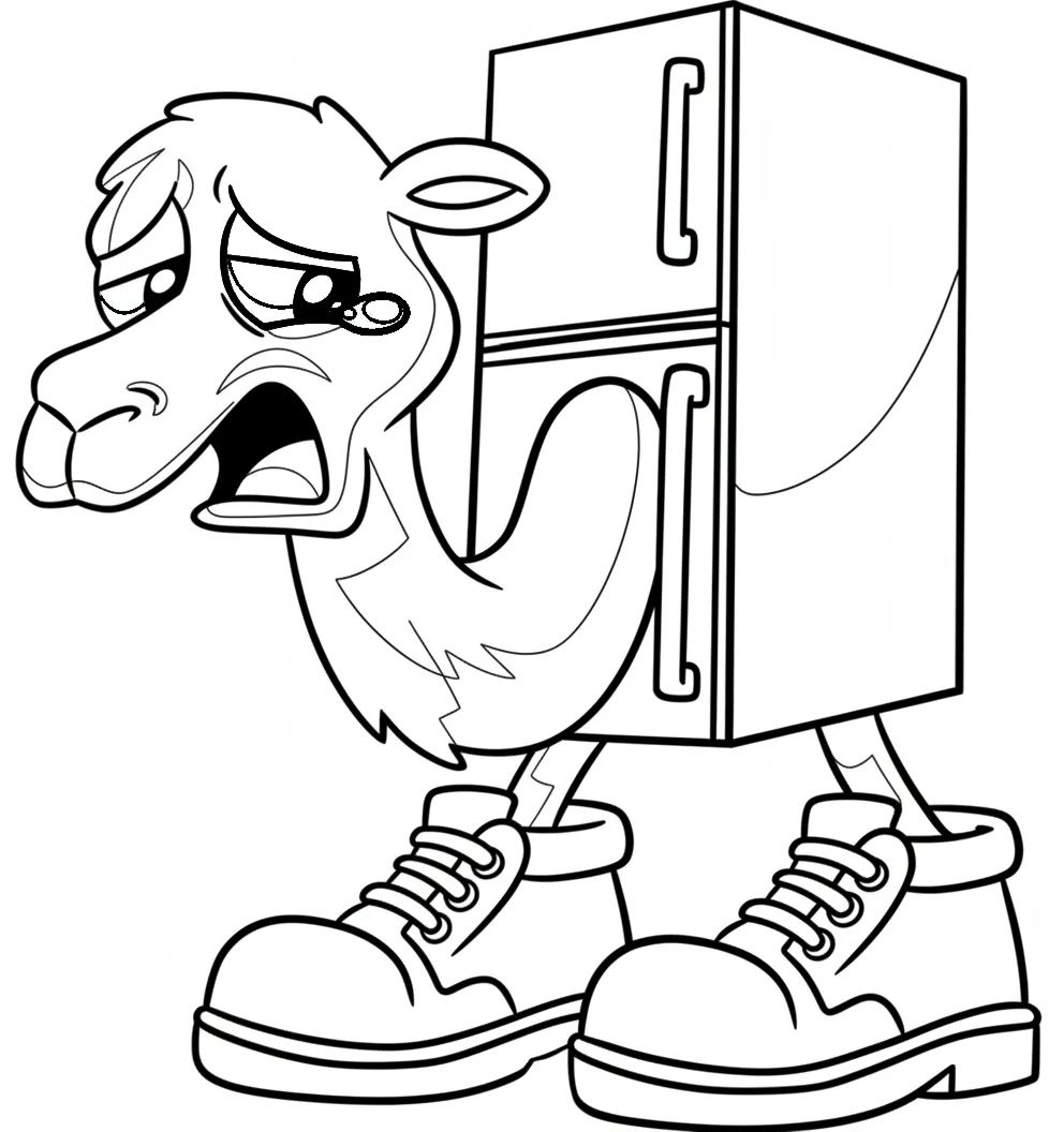 imprimir Frigo Camelo para colorear gratis