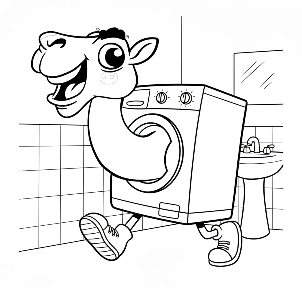 para imprimir Frigo Camelo para colorear gratis