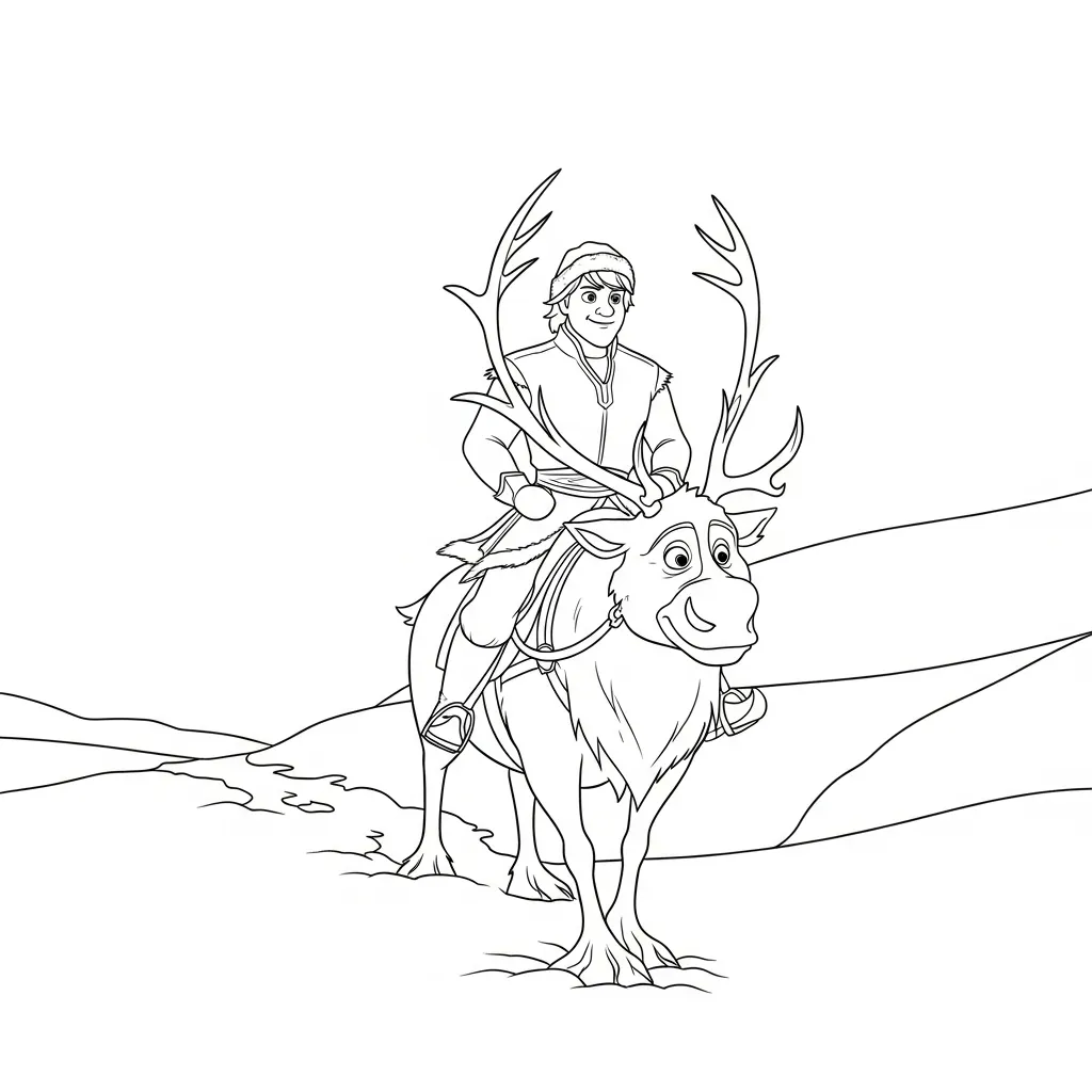 Frozen para colorear en línea para niño