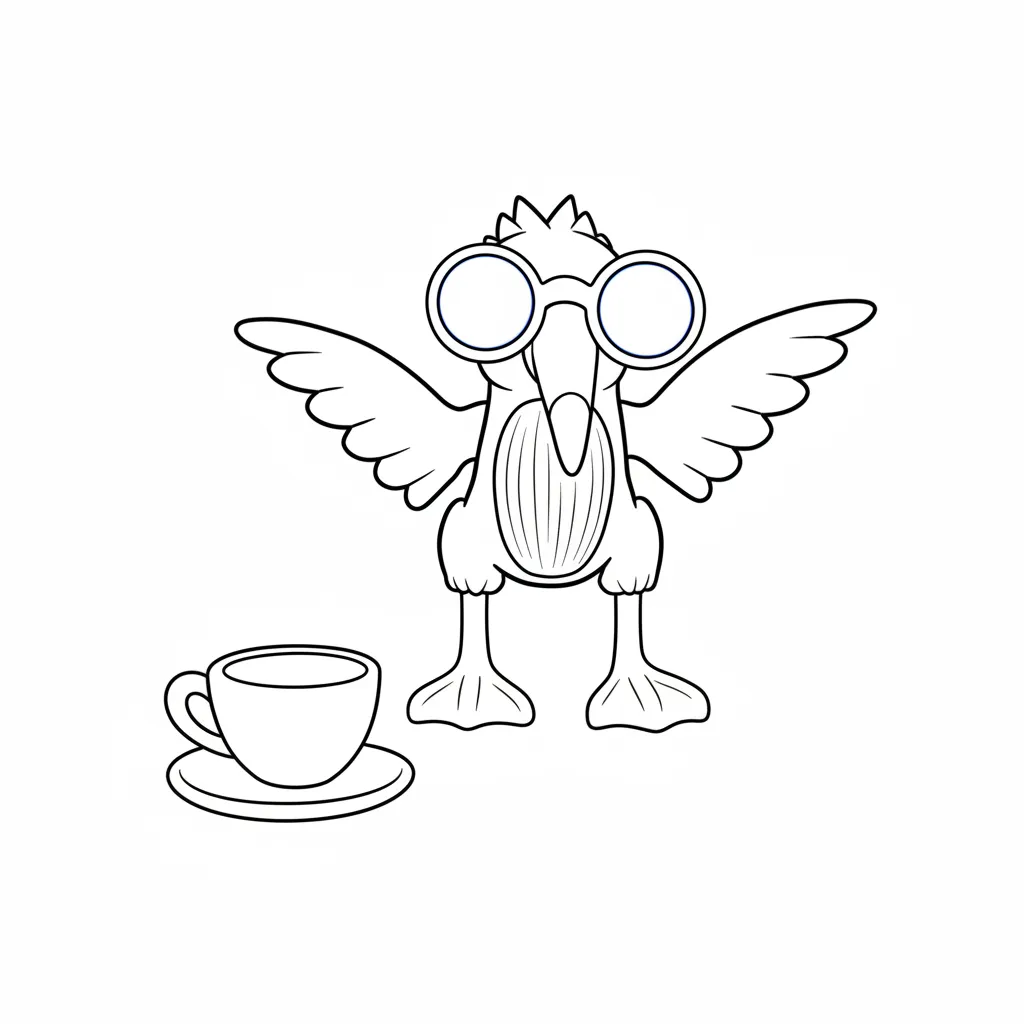 Frulli Frulla 6 para colorear para bebé para imprimir