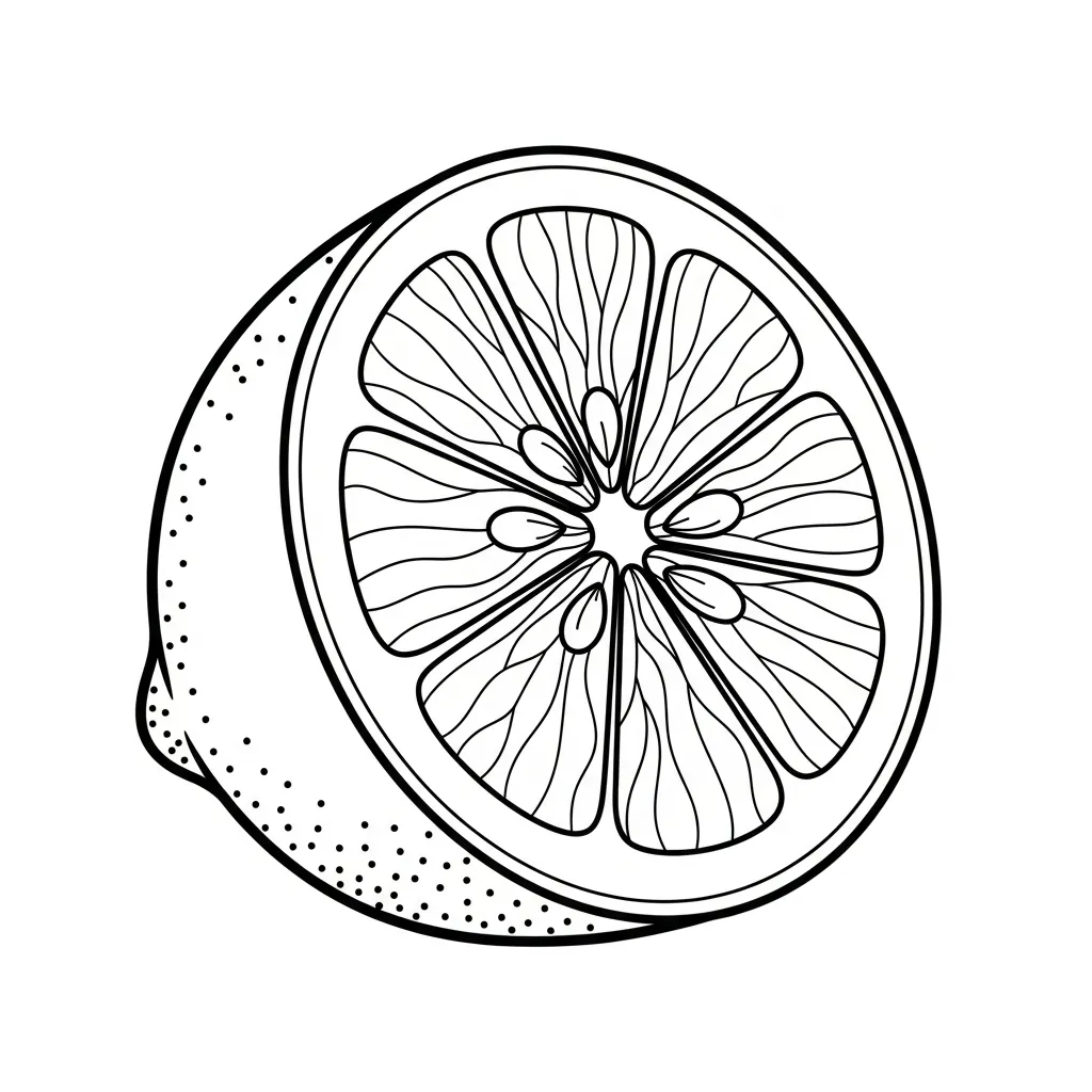 Frutas para colorear para imprimir pdf