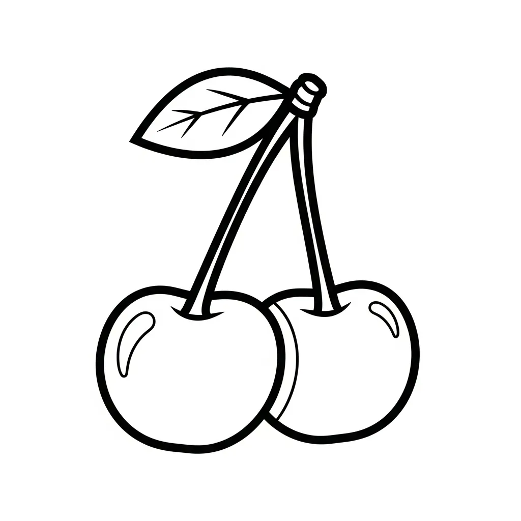 Frutas para colorear para niño de 2 años