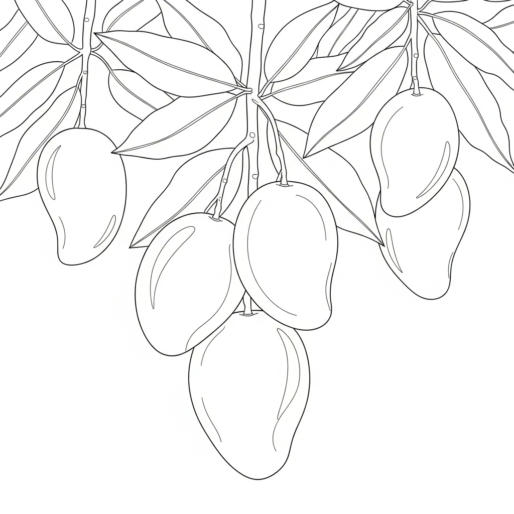 Frutas para colorear para imprimir para niño de 4 años