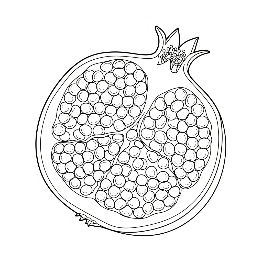 Frutas para colorear para niño de 7 años