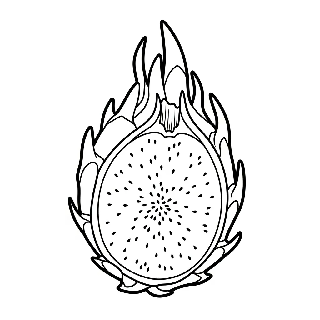 Frutas para colorear para imprimir para niño de 10 años 1