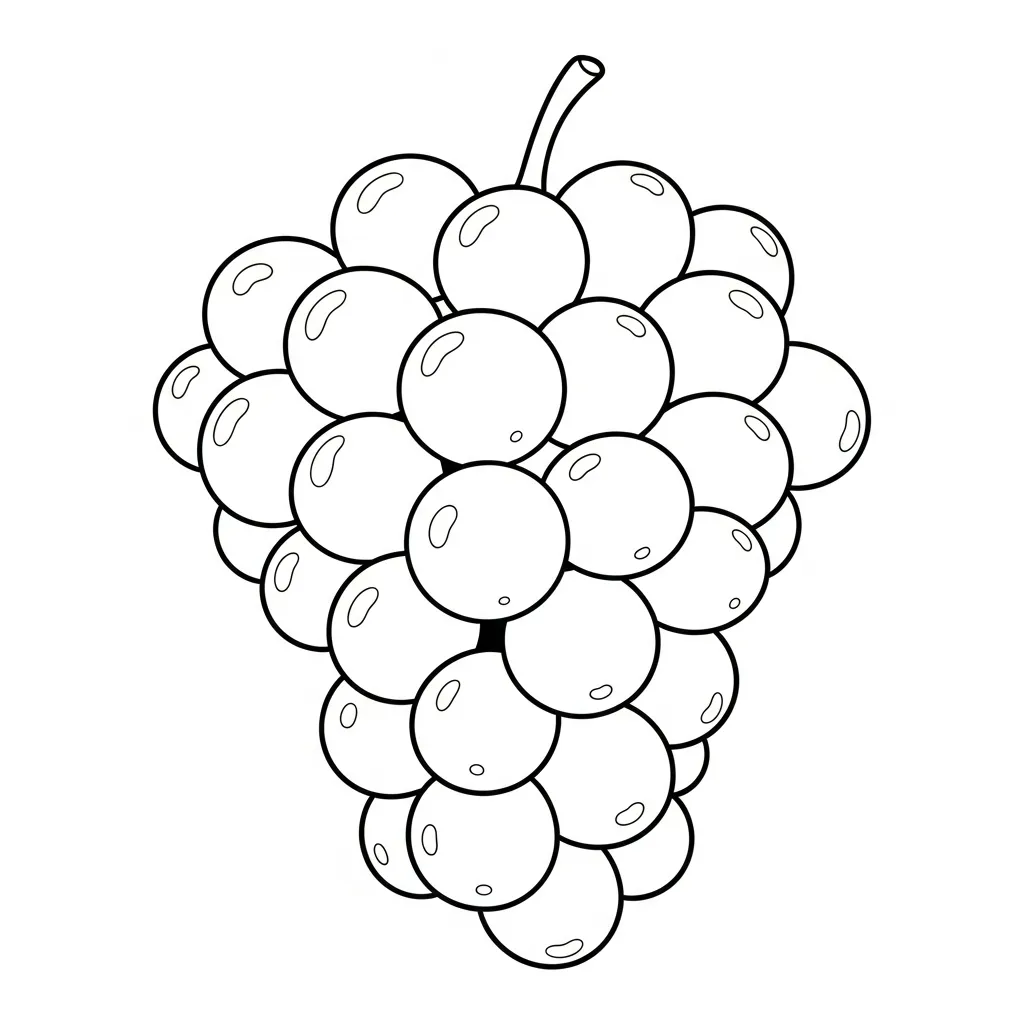 Frutas para colorear para imprimir