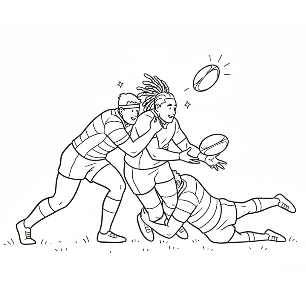 Fútbol 12 para colorear para niño de 6 años