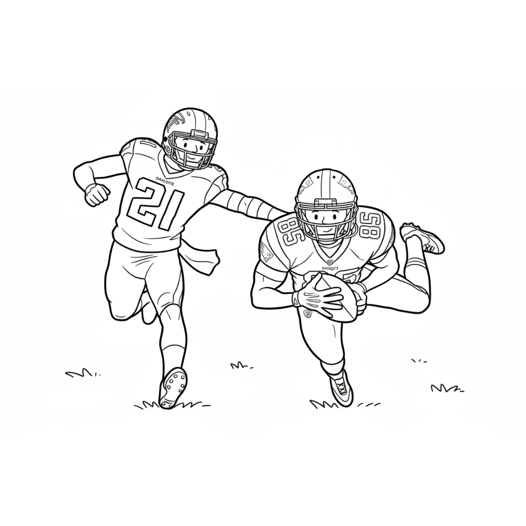 Fútbol 16 para colorear para imprimir para niño de 6 años