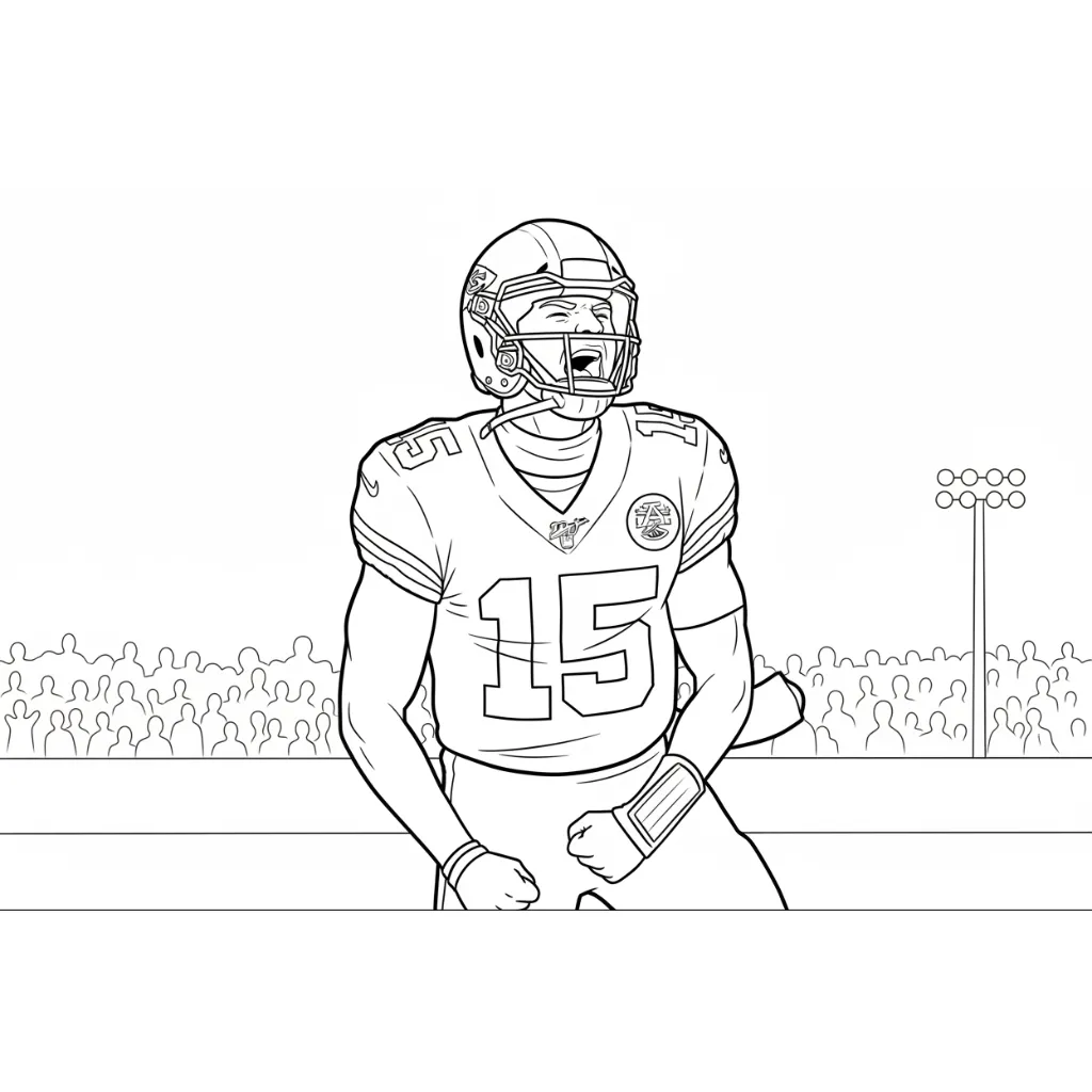 Fútbol 2 para colorear para imprimir para niño de 10 años