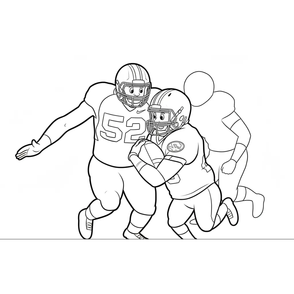 Fútbol 7 para colorear y recortar