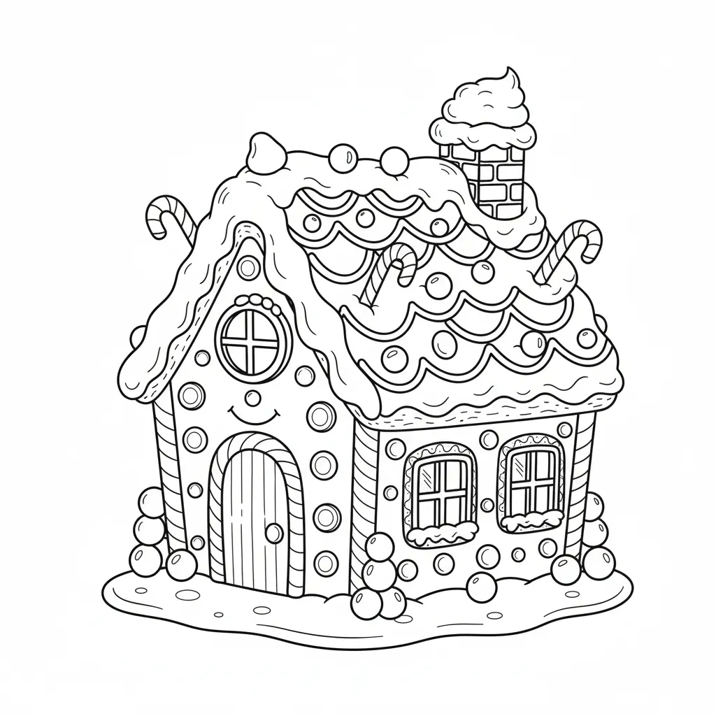 Galleta de Jengibre 16 para colorear para imprimir para niño de 10 años