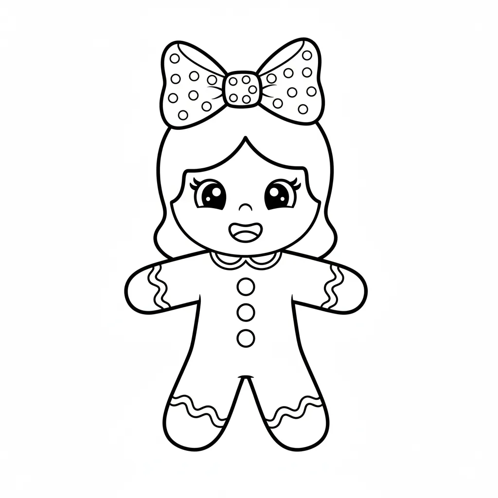 Galleta de Jengibre 7 para colorear en línea gratis