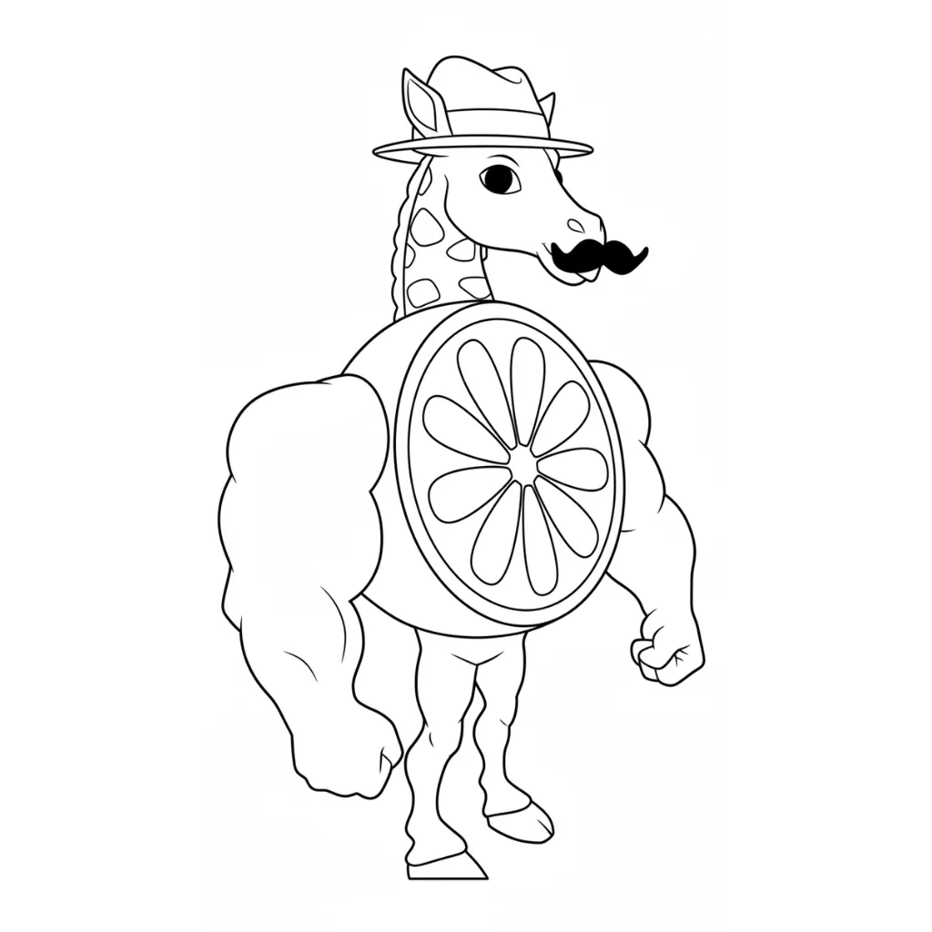 Ganganzelli Trulala 3 para colorear en línea