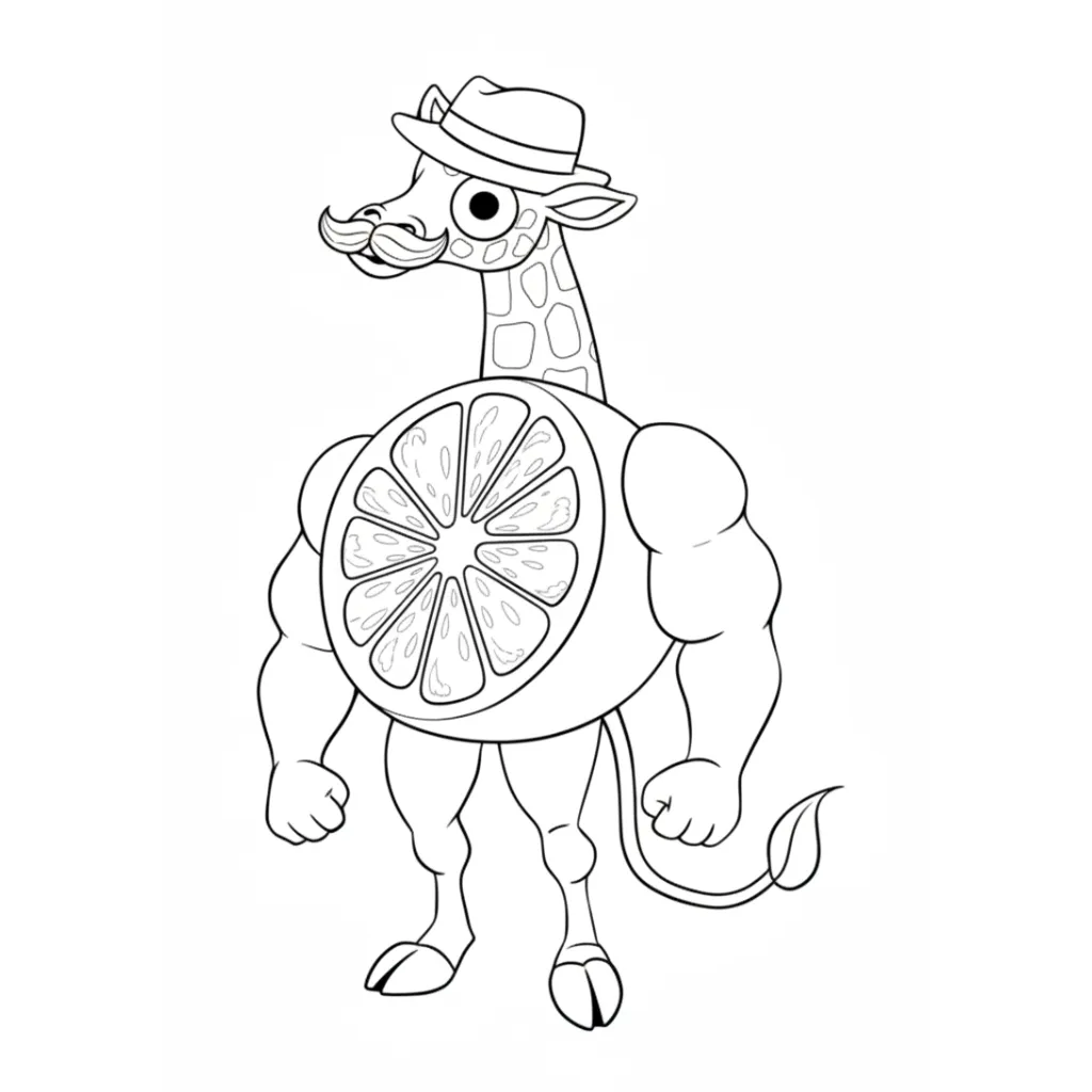 Ganganzelli Trulala 9 para colorear en línea