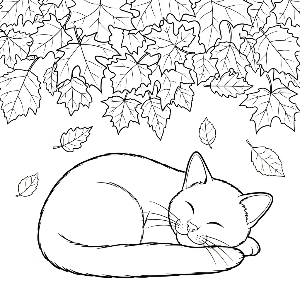 imprimir Gato para colorear