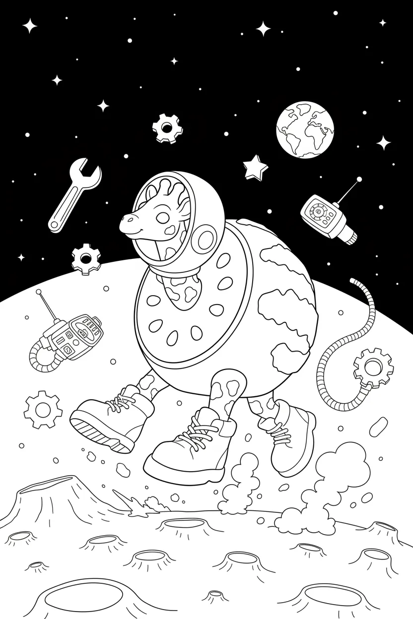 Girafa Celeste para colorear para imprimir gratis 2