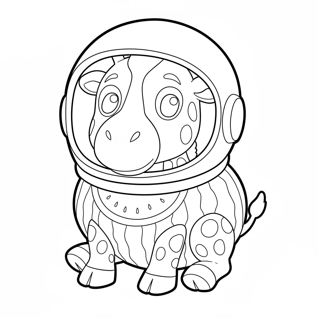 Girafa Celeste para colorear para imprimir gratis 1