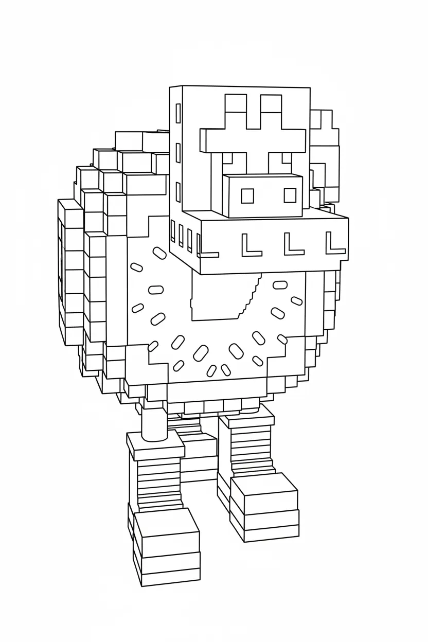 Girafa Celeste para colorear y aprendizaje 1