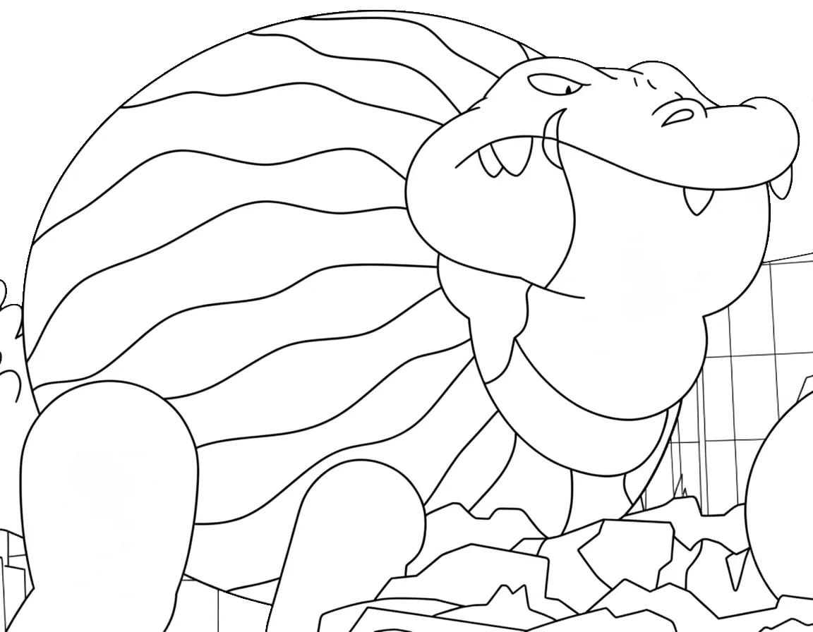 Glorbo Fruttodrillo para colorear y dibujos