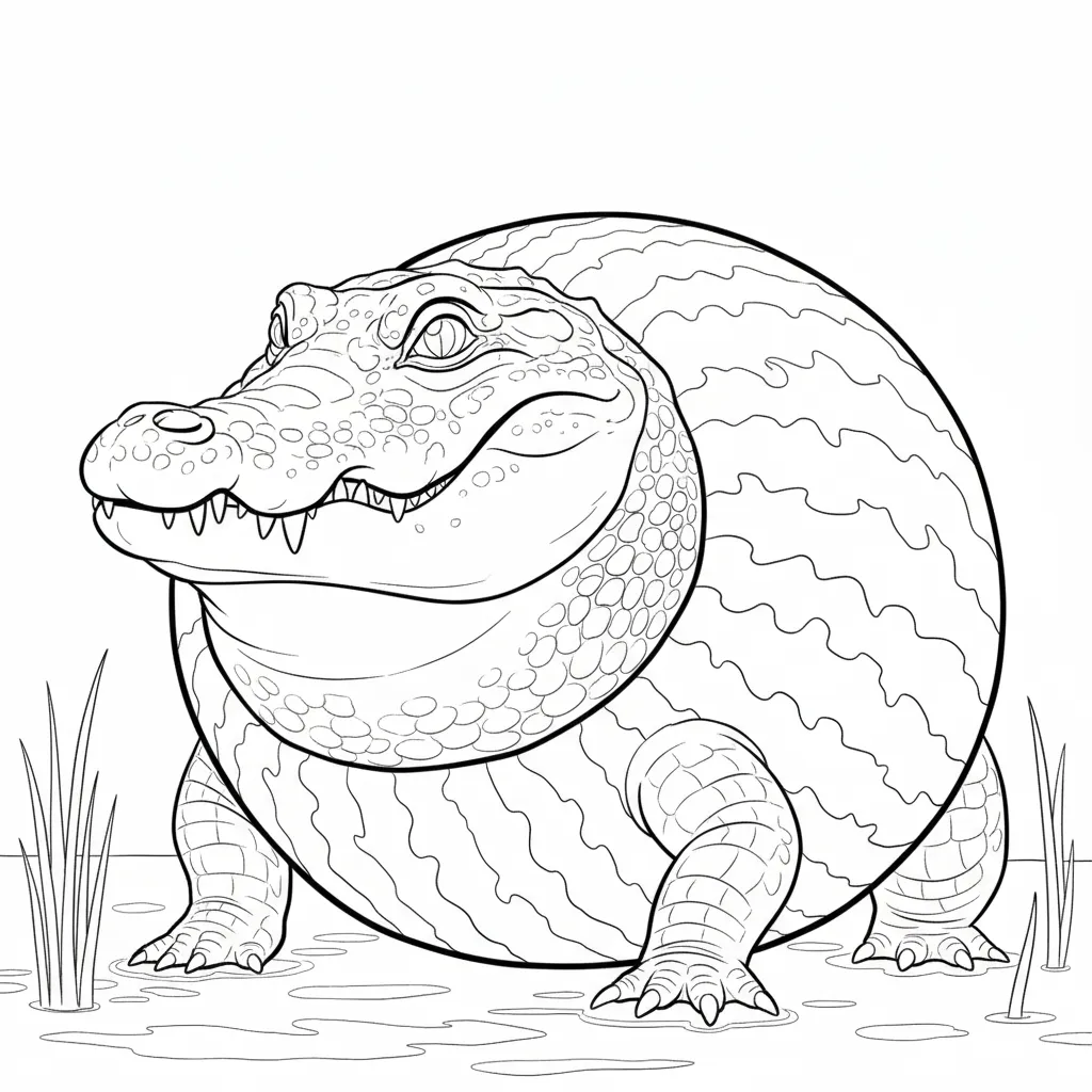 imagen para colorear Glorbo Fruttodrillo niño